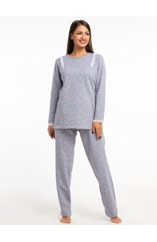 Пижама Нина, Цвет: Серый, Размер: 48, изображение 2