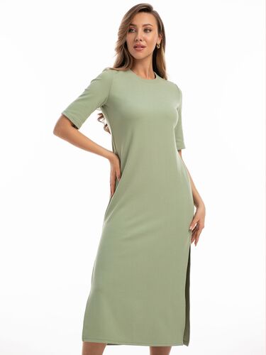Платье женское Роскошь, Цвет: Фисташковый, Размер: 52