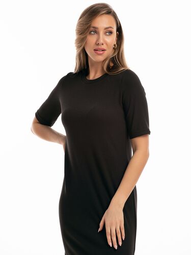 Платье женское Роскошь, Цвет: Черный, Размер: 54, изображение 4
