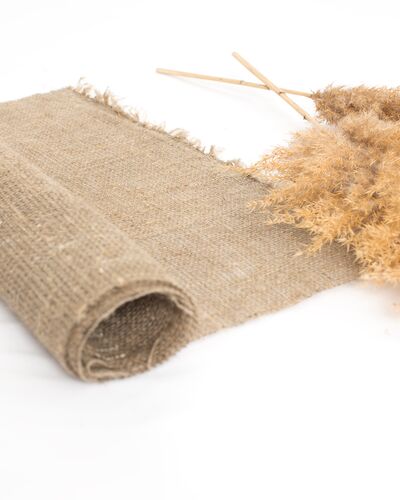 Лоскут ткани мешочная лён (50см*100см), изображение 2
